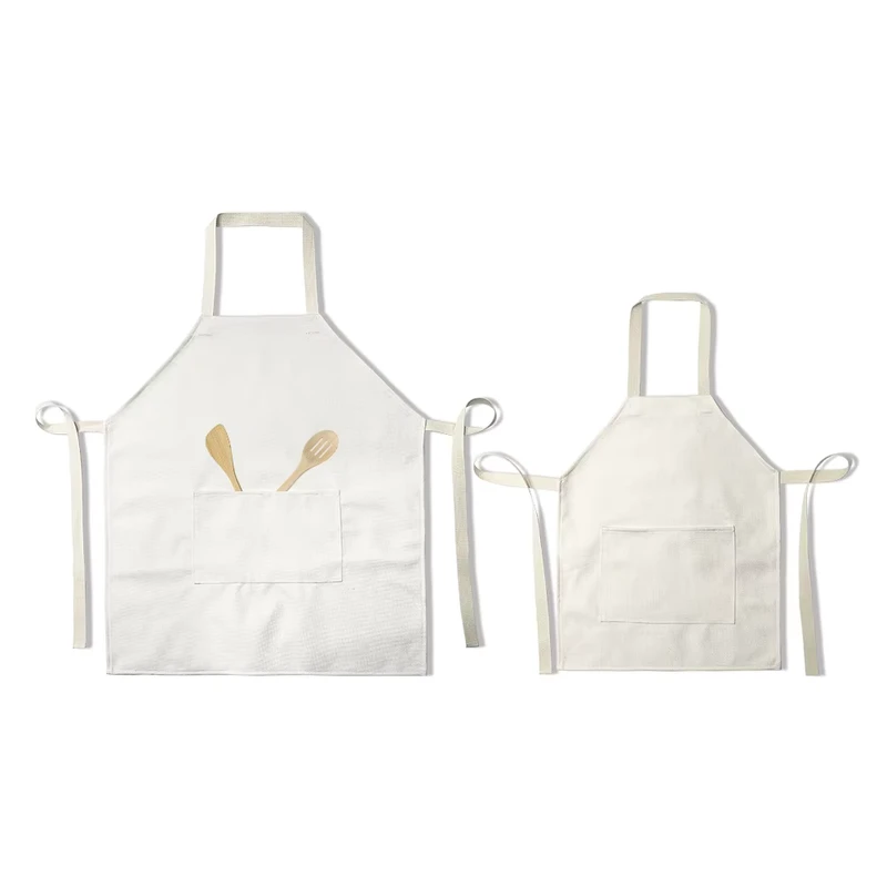 Adult-Childrens-Sublimation-Blank-Aprons-with-Pocket-Cotton-Linen-Kids-Apron-for-Drink-Food-Use