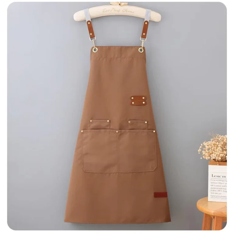 Adult-Unisex-Waterproof-Eco-friendly-Durable-Canvas-Cotton-Polyester-Sleeveless-Apron-Custom-Logo-Size-Color-Kitchen