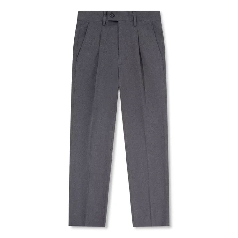 Africa-Standard-Fit-OEM-ODM-School-Pants-Primary-School-Uniform-Flat-Front-Twill-Blend-Trousers-for-Study-Boy-and-Girls