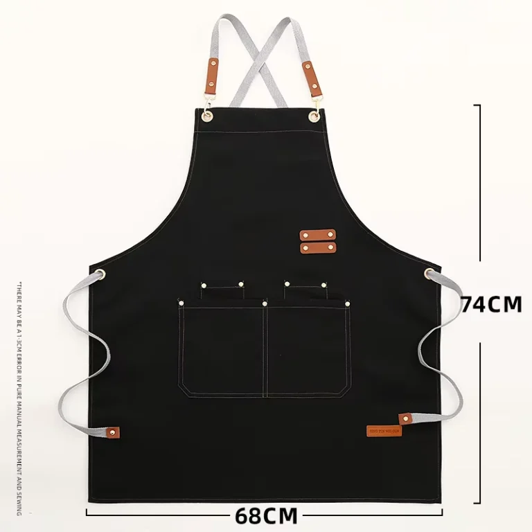 Airy-Polyester-Staff-Apron-for-Caf-Restaurant-Wear-Resistant-and-All-Day-Comfort-with-Custom-Logo