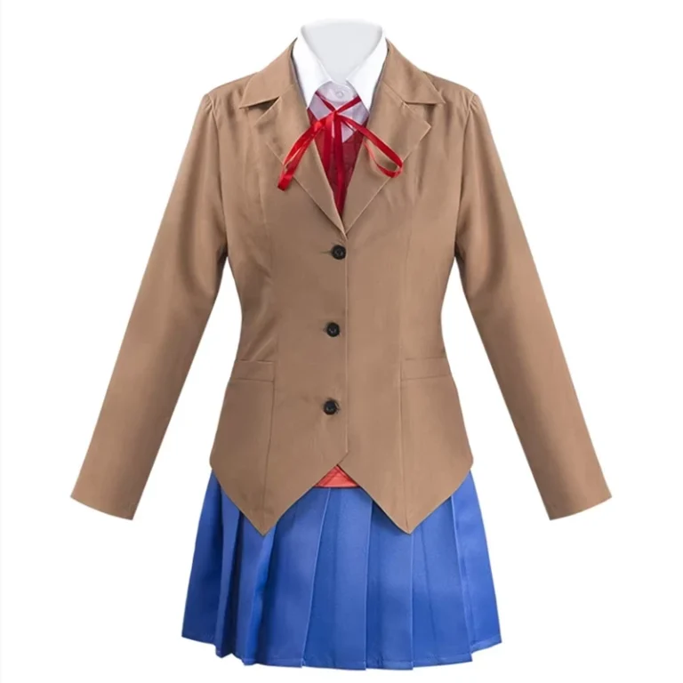 Anime-Doki-Doki-Literature-Club-Monika-Cosplay-Sayori-Yuri-Natsuki-Cosplay-Costume-School-Girl-Women-Uniform-Fancy-Dress