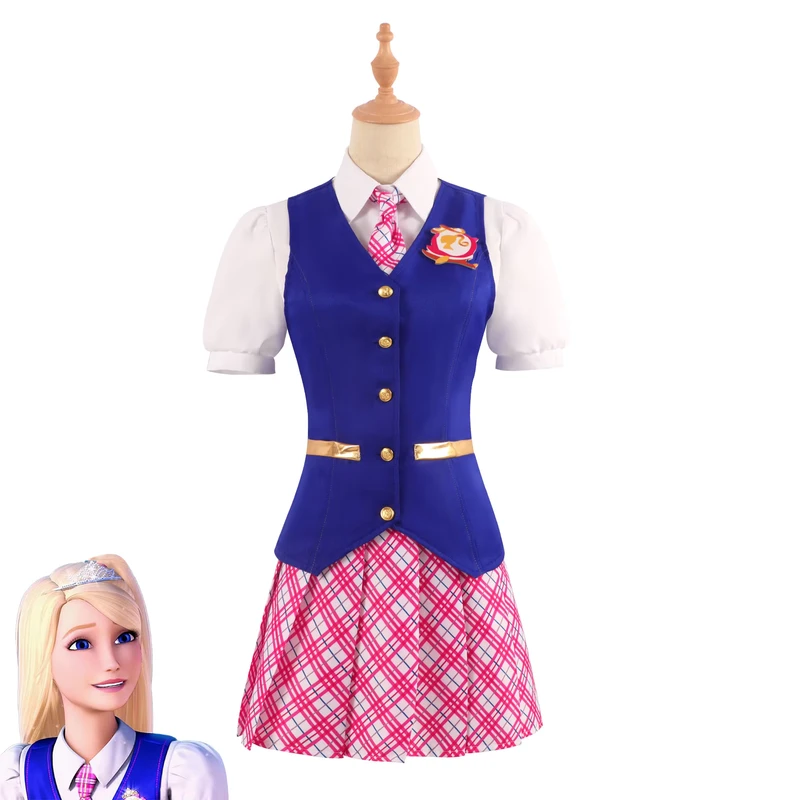 Anime-Movie-Cosplay-Costume-Princess-Charm-Skirt-Stage-Performance-School-Dress-Uniform-Set