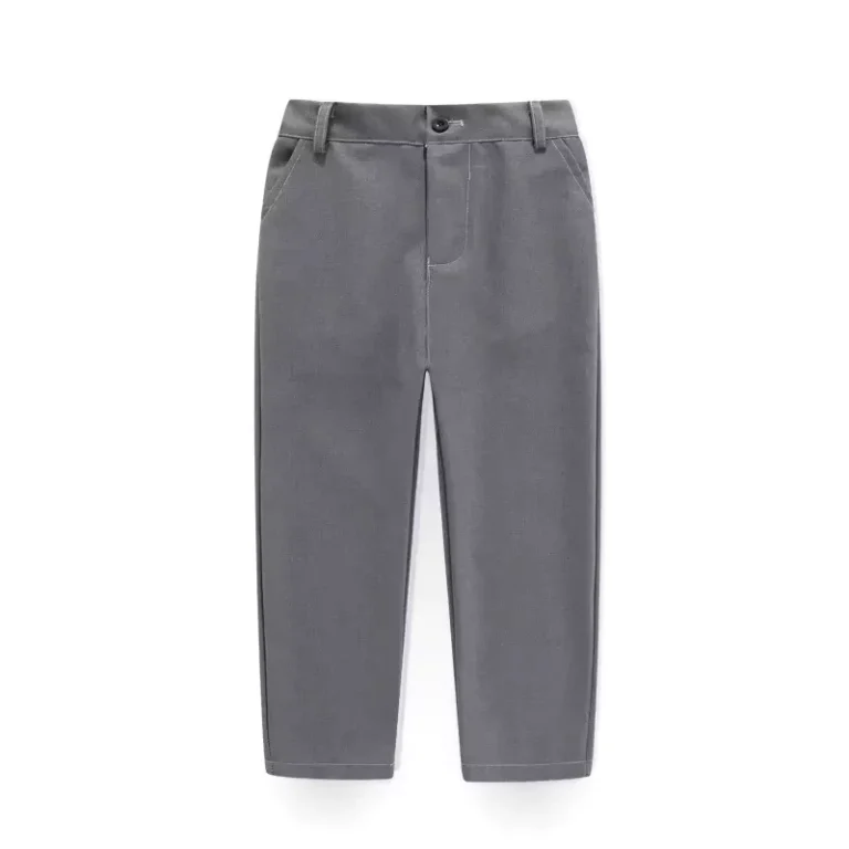 Anti-Wrinkle-TR-Fabric-Gray-Black-Navy-Khaki-White-Middle-School-Uniform-Pants-for-Children-Relaxed-Fit