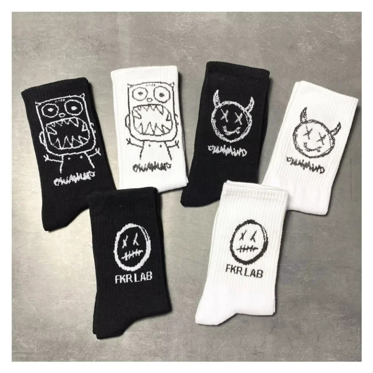 Athletic-Custom-Korean-Harajuku-Casual-Hip-Hop-Cozy-Designer-School-Sports-Women-Men-Cotton-Young-Boy-Tube-Unisex-Socks