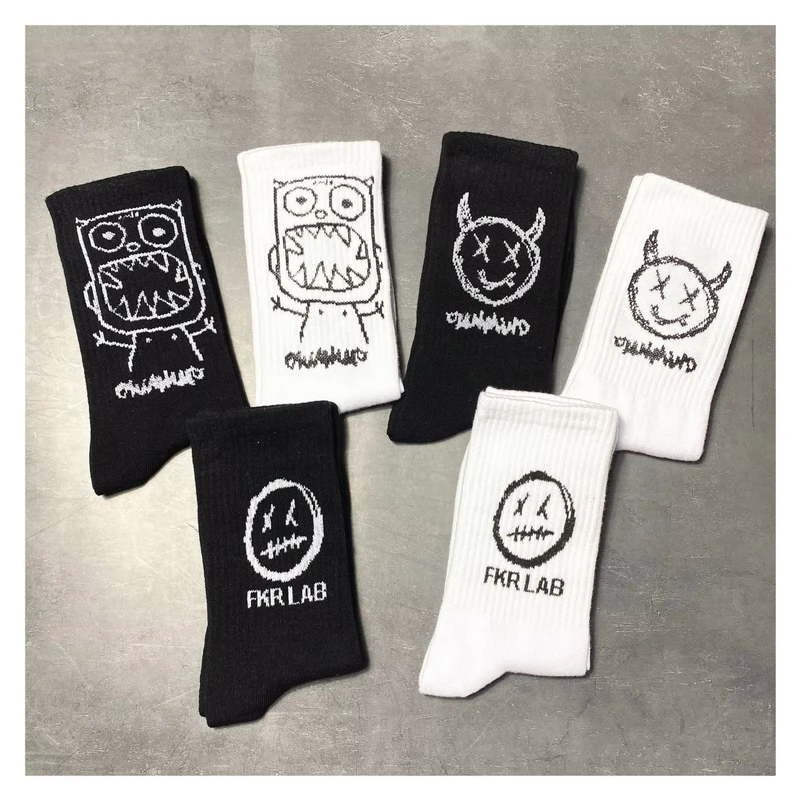 Athletic-Custom-Korean-Harajuku-Casual-Hip-Hop-Cozy-Designer-School-Sports-Women-Men-Cotton-Young-Boy-Tube-Unisex-Socks