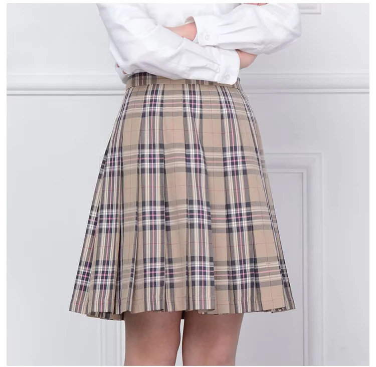 Attractive-Girls-Skirts-Pleated-Plaid-Skirts-for-Middle-and-High-School-Skirts-for-Girls