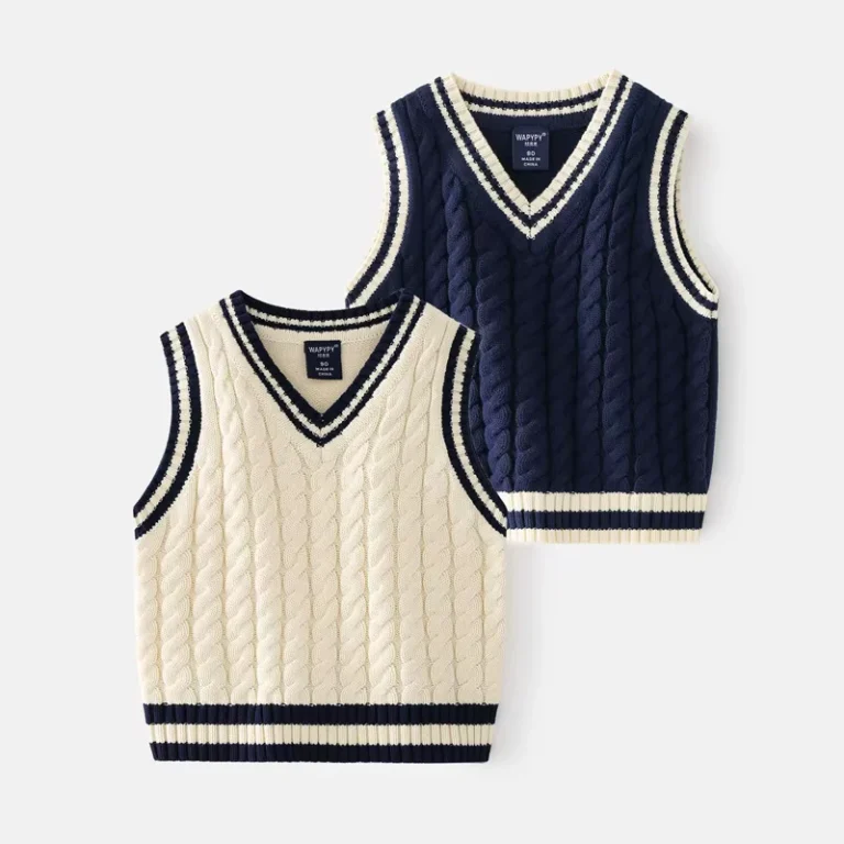 Autumn-Children-Sweater-Vest-College-Korea-Style-Boys-Knit-Sweater-School-Uniform-Knitted-Girls-Sleeveless-Pullover-Sweater-Vest
