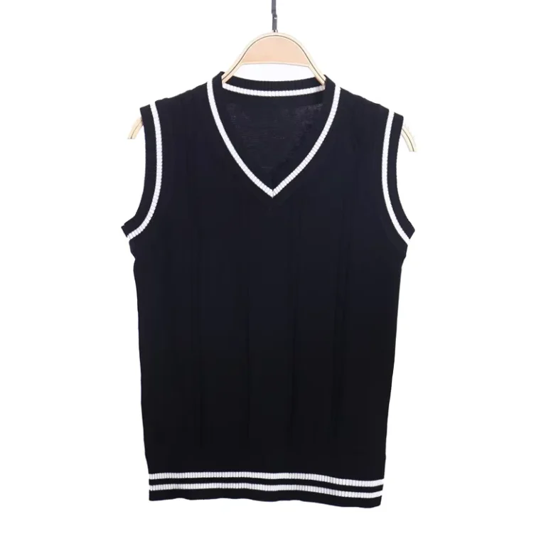 Autumn-Winter-Baby-Boys-V-Neck-Knitted-Vest-Cardigan-School-Uniform-Sweater-Breathable-for-Children