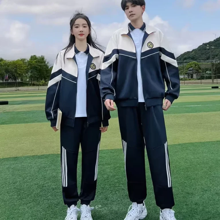 Autumn-Winter-Childrens-Unisex-Cotton-Middle-School-Students-Class-Uniform-Sports-Coat-Jacket