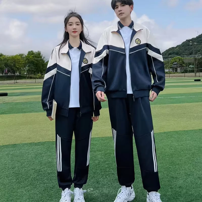Autumn-Winter-Childrens-Unisex-Cotton-Middle-School-Students-Class-Uniform-Sports-Coat-Jacket