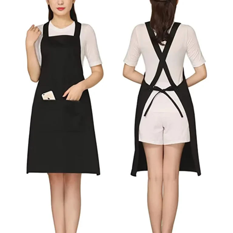 Barista-Uniform-Waterproof-Christmas-Cross-Back-Heat-Resistant-Non-Slip-Eco-Friendly-Reusable-Antifouling-Bib-Polyester-Aprons