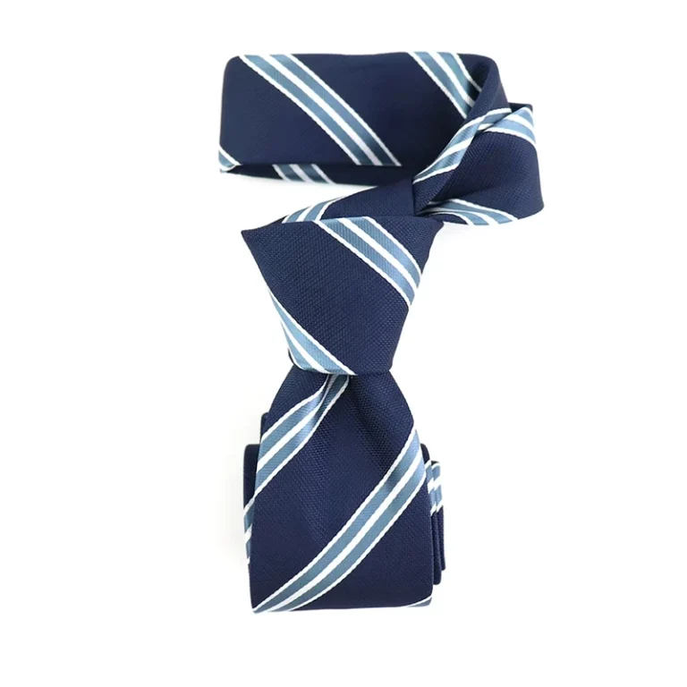 Bespoke-Fraternity-Decoration-School-Fashion-Tie-100-Polyester-Custom-Jacquard-Skinny-Classic-Shengzhou-Striped-Necktie-Preppy