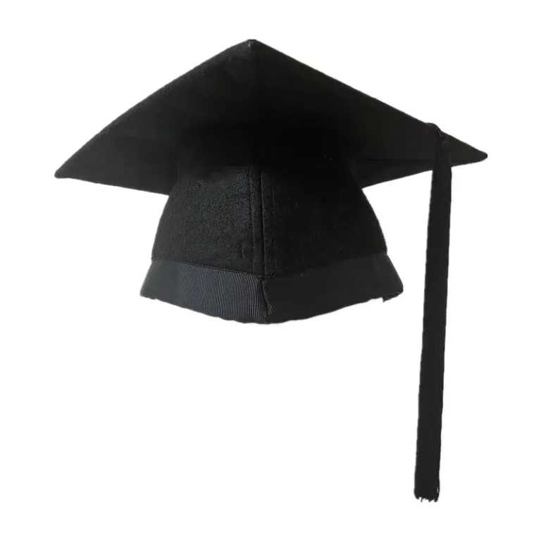 Black-Graduation-Mortarboard-Hat-With-Tassel