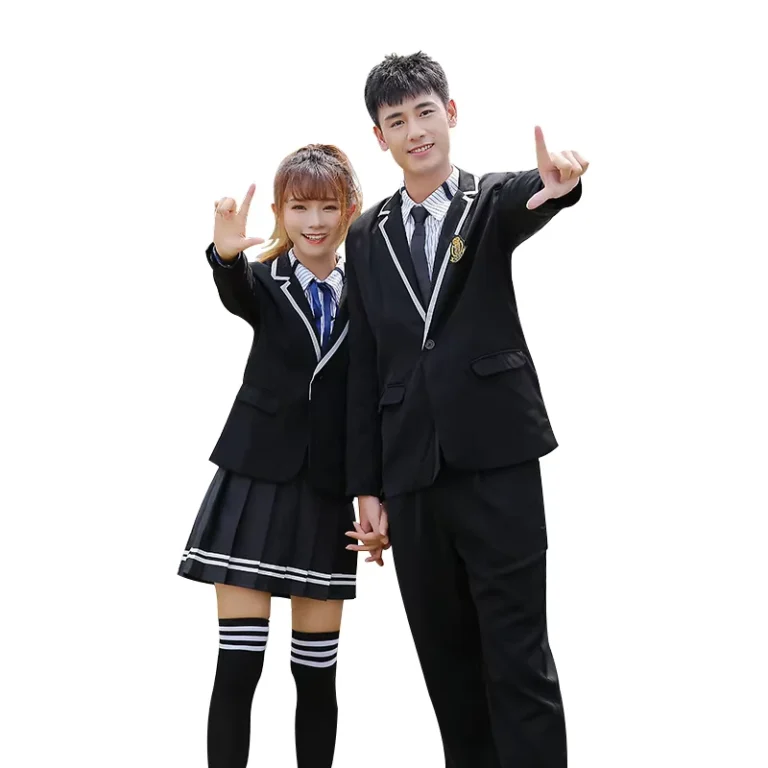 Black-School-Uniform-Black-British-Style-Class-JK-Blazer-Suit-Skirt-Uniform-for-Primary-Middle-High-School
