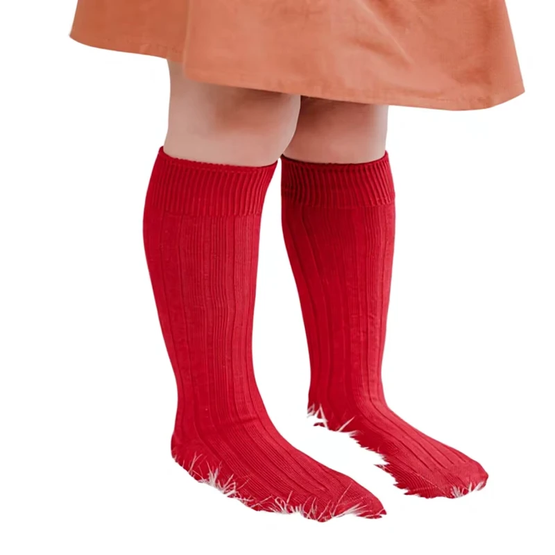 Black-White-Children-Student-Stockings-School-Uniform-Performance-Socks-European-American-British-Academic-Style-Plain-Double