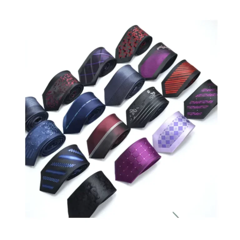 Boy-Men-Women-Small-Ties-Trendy-Casual-Jacquard-Pnnel-Slim-Ties-Spot-Professional-Wedding-Party-Neckties