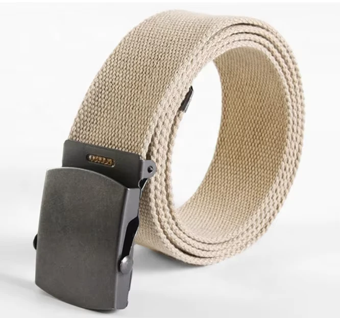 Boy-School-Uniform-Black-Flip-Belt-Top-Style-Canvas-Web-Belt