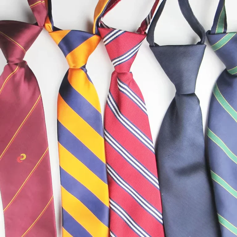 Boy-Zipper-Ties-Orange-Green-Blue-Red-Black-Custom-Logo-Band-Necktie-Kids-Student-School-Striped-Security-Knot-Cute-Cravate
