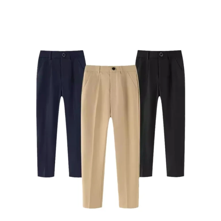 Boys-Black-Formal-Trousers-Kids-Suit-Pants-Wrinkle-Resistant-Long-Dress-Pants-Kindergarten-Host-Performances-School-Uniforms