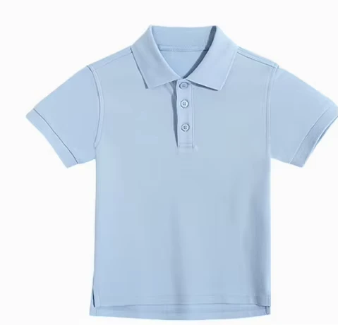 Boys-Girls-Childrens-White-Long-sleeved-Solid-Color-Polo-Shirt-Top-for-Primary-School-Students-Uniform