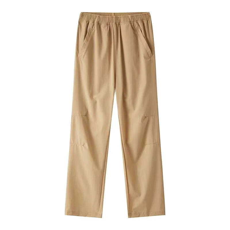 Boys-Girls-School-Uniform-Pants-Khaki-Students-Trousers-Summer-Thin-Loose-High-School-Khaki-Primary-School-Sports-Pants