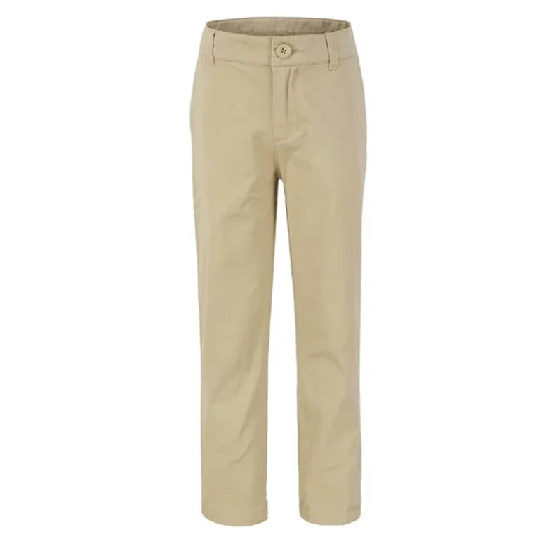 Boys-School-Uniforms-Flat-Front-Cotton-Twill-Adjust-Waist-Pants