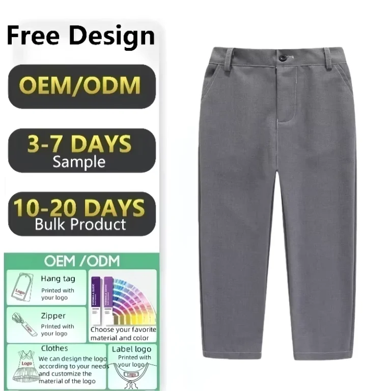 Boys-Spring-Autumn-TR-Anti-Wrinkle-TR-Non-Iron-Black-Suit-Pants-Solid-Color-Casual-Elementary-School-Students-Accessories