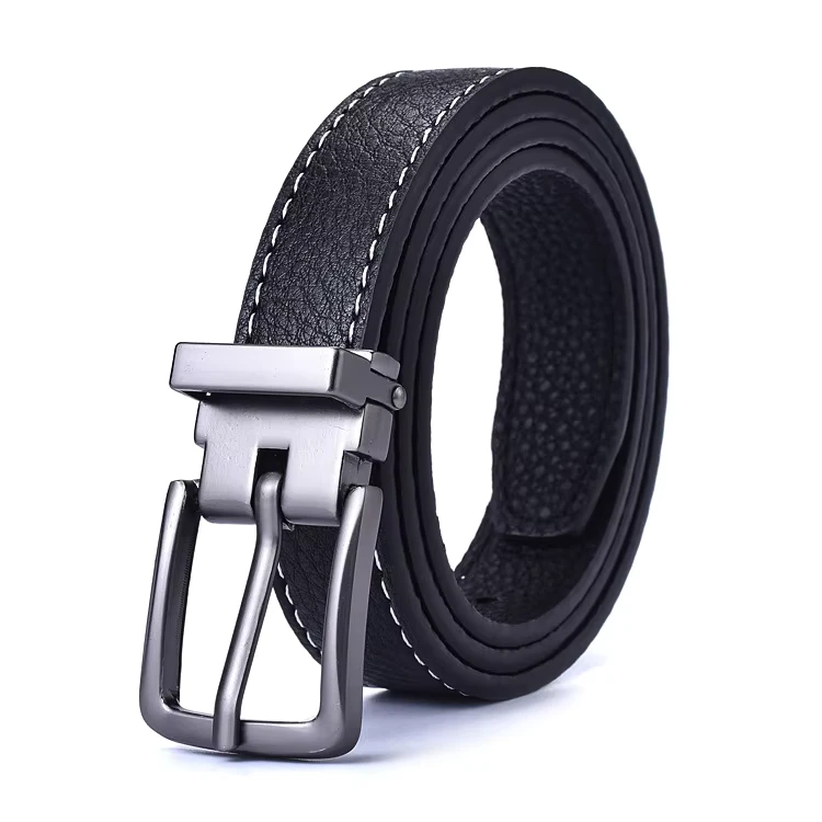 Boys-and-Girls-Adjustable-Leather-Belt-with-Classic-Buckle