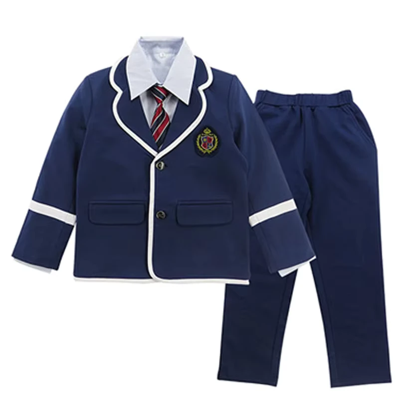 Boys-and-Girls-Outfits-Winter-Clothing-Sets-High-School-Uniform