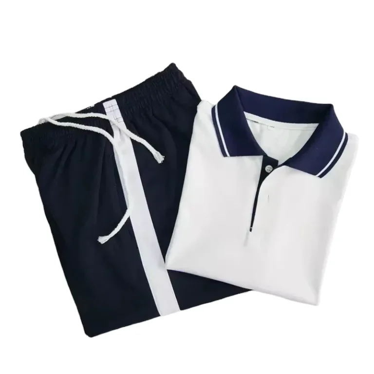Boys-and-Girls-School-Uniforms-for-Middle-School-Students-Top-Pants-Suit-Customized-School-Uniforms-for-Summer-and-Autumn