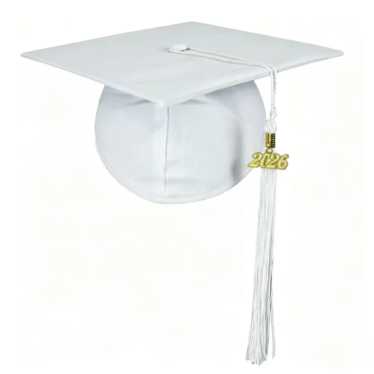 Breathable-Matte-Black-Woven-Cap-with-Tassel-Graduation-Hat-for-School-Ceremony-100-Polyester