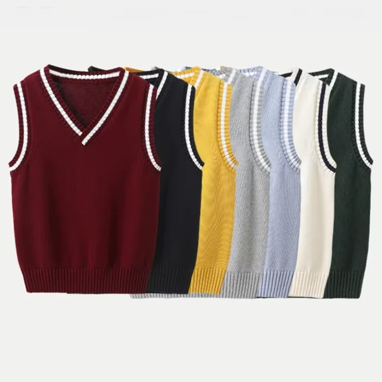 British-Academy-Collar-Sleeveless-Sweater-Mid-School-Students-Vest-Campus-Uniform-Knitted-Vest-Manufacturer-Custom-New