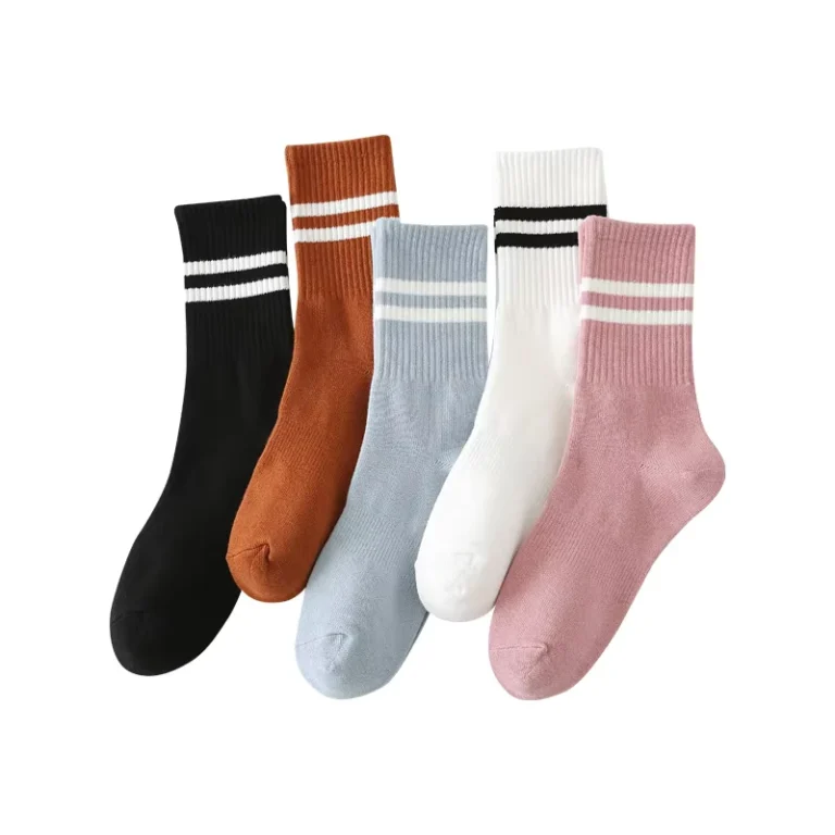 British-School-Uniform-Medium-tub-Striped-Cotton-Preppy-Socks