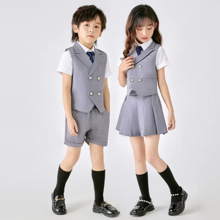 British-Style-Three-Piece-Summer-Vest-for-Kindergarten-Elementary-School-Childrens-Class-Uniforms-Graduation-Childrens-Socks