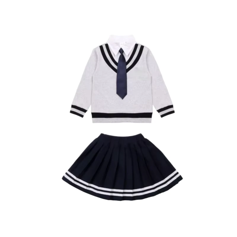 British-style-School-Uniform-Set-for-Primary-School-Students-Sports-Class-and-Childrens-School-Uniforms