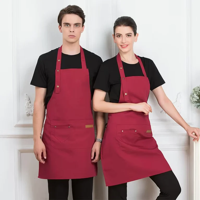 Bulk-Custom-Logo-Polyester-Apron-Kitchen-Garden-Work-Uniform-Halter-Style-Apron