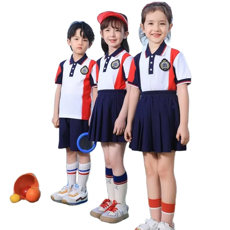 Bulk-School-Uniforms-and-Sportswear-Sport-Uniform-for-School-Color-Combination-Polo-Shirt-Kindergarten-Primary-School-Uniforms