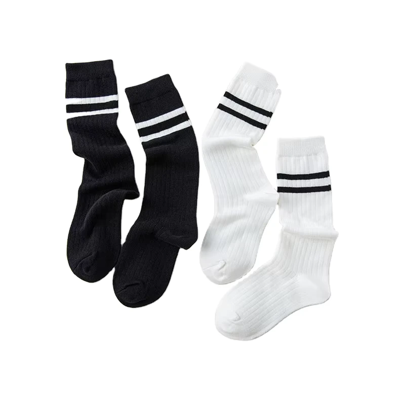 Calf-Socks-for-Summer-Thin-White-Boys-and-Girls-School-Uniforms-Small-White-Stockings-Long-Tube