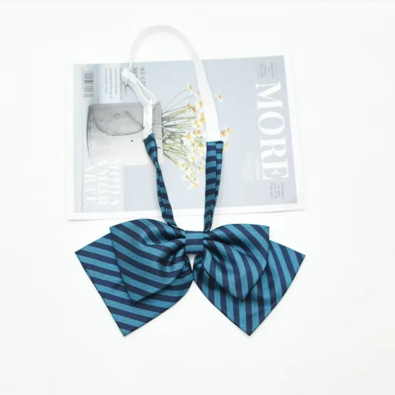 Campus-JK-Tie-Stripe-Butterfly-Collar-Hotel-Flight-Attendant-Bachelors-Uniform-School-Uniform-Versatile-and-Universal