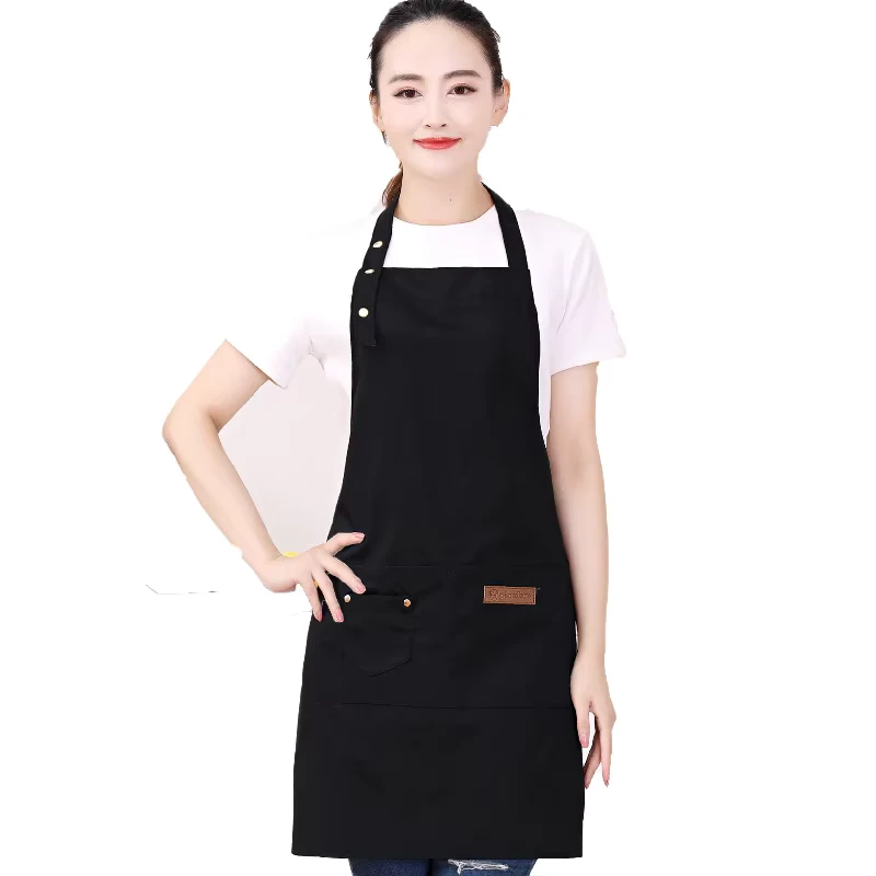Canvas-Reusable-Kitchen-Apron-Heat-Resistant-Non-Slip-Eco-Friendly-Waterproof-Unisex-High-Quality-Printed-Logo-Adjustable-Straps