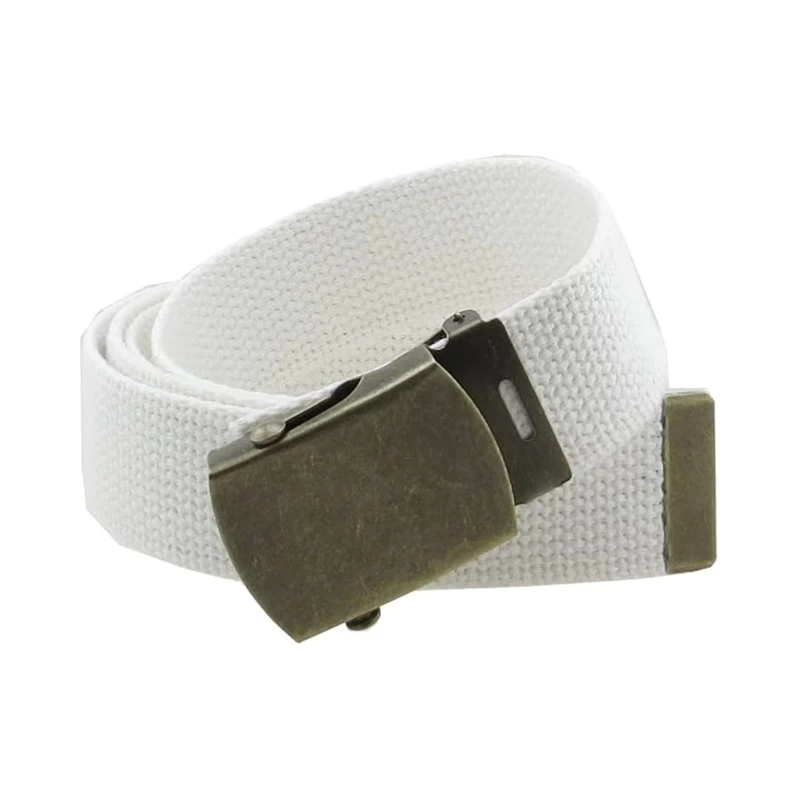 Casual-Retro-Style-Polyester-Canvas-Belt-with-Iron-Automatic-Golden-Buckle-Customizable-Length