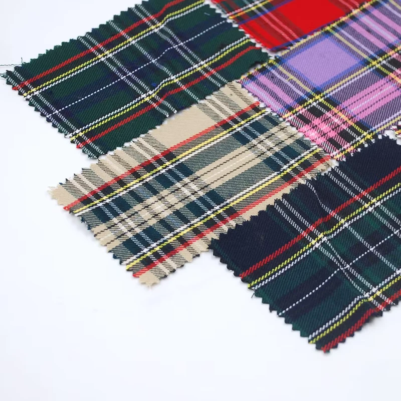Check-Shirts-100-Polyester-Yarn-Dyed-Check-Pattern-Fabric-for-School-Uniform-Skirts