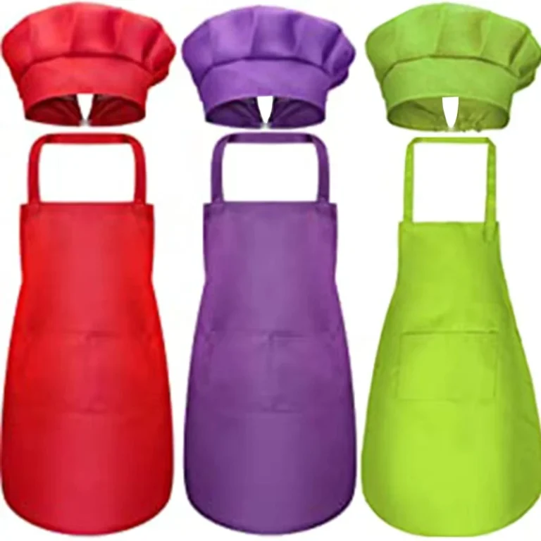 Children-Adult-Parent-child-Chef-Apron-Painting-Cooking-Class-Suit-Apron-and-Chef-Hat-in-Stock