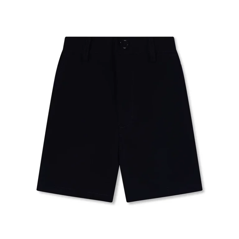 Children-Kids-School-Uniform-High-Middle-Primary-School-Boys-Elastic-Back-Shorts-Boys-Black-Dark-Blue-School-Shorts-for-Student