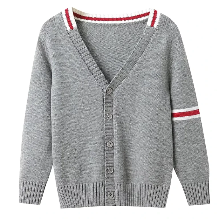 Children-School-Uniform-Spring-Autumn-College-Style-Pure-Cotton-Girl-Sweater-Knitting-Class-Uniform-Sweater-Cardigan-Jacket
