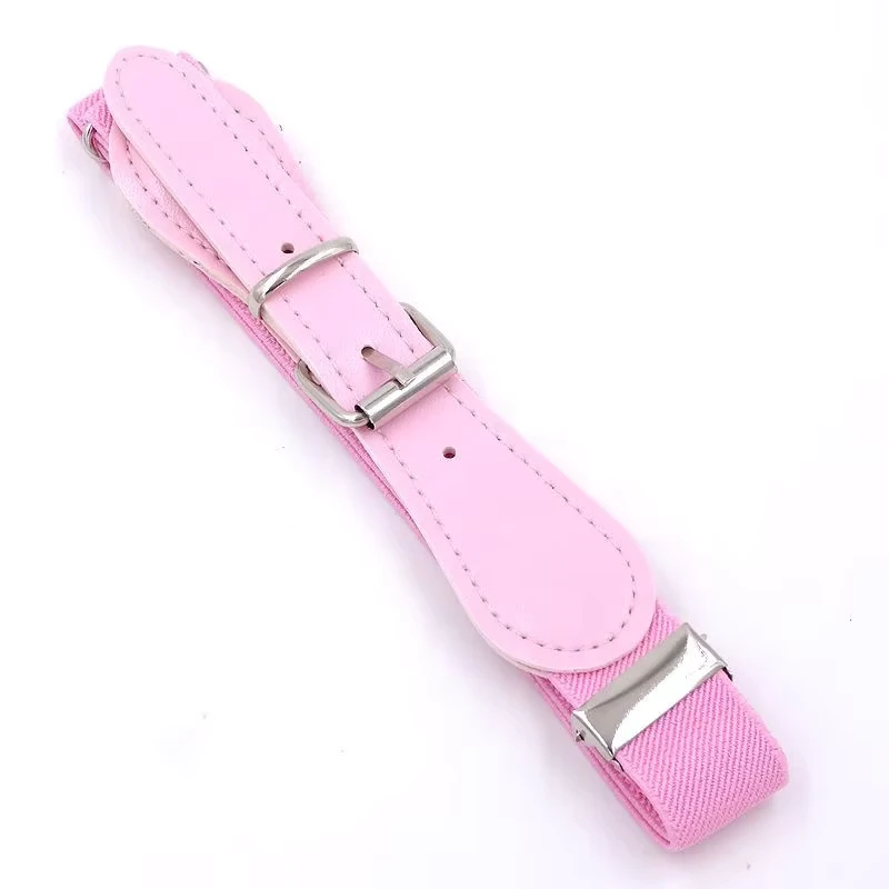 Children-and-Students-Use-Comfortable-Adjustable-Stretch-Elastic-Kids-Belt-With-Candy-Color-Pin-Buckle