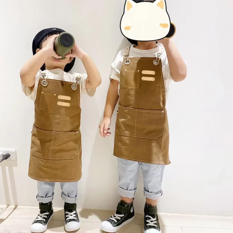 Childrens-Apron-Kindergarten-Watercolor-Powder-Painting-Protective-Clothing-Childrens-Advertisement-Waist-Circumference