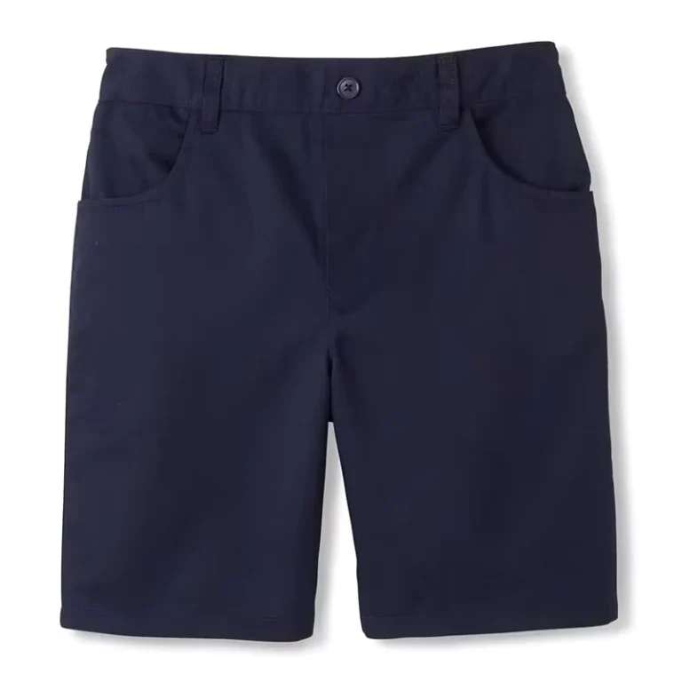 Childrens-British-style-Shorts-Boys-Khaki-Mid-length-Pants-Girls-Navy-Blue-Casual-Five-Point-Pants-School-Uniform-Summer