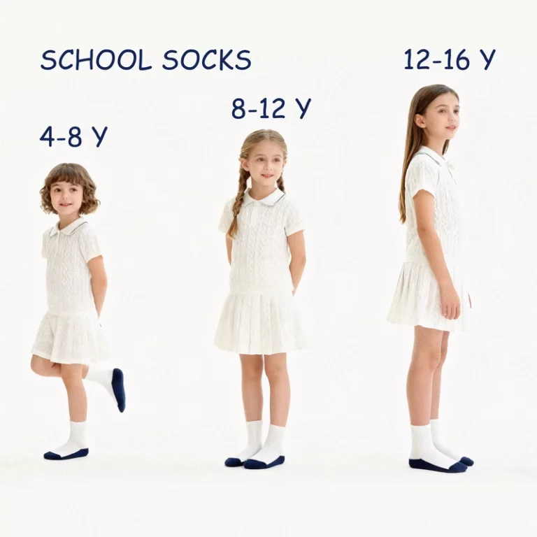 Childrens-Casual-Cotton-Crew-Socks-School-Socks-White-Tops-Girl-Boy-Student-Style-Breathable-Knitted-Design-HYC-135