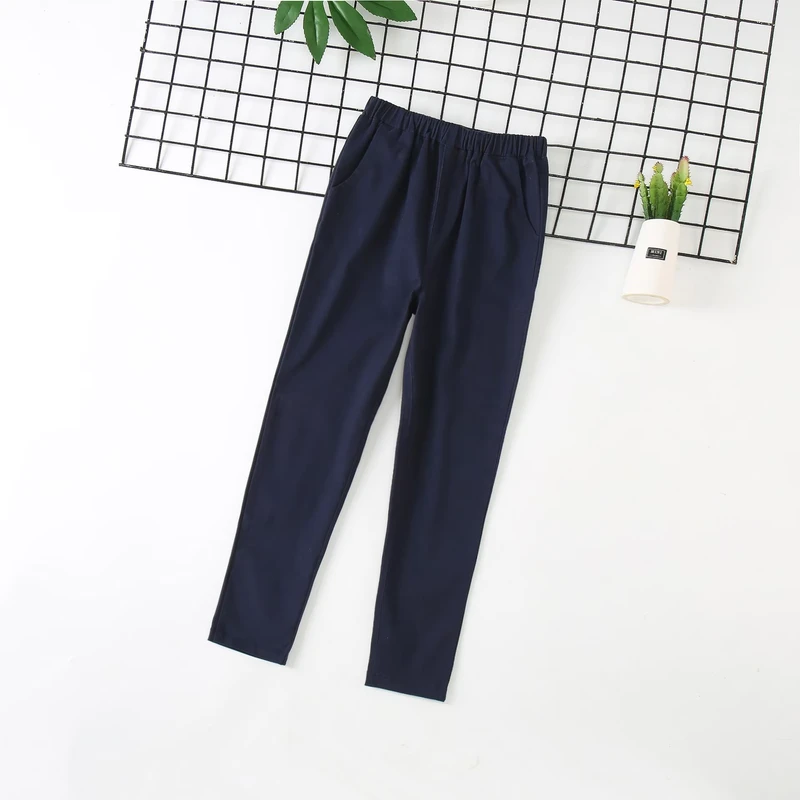 Childrens-Dress-Pants-Spring-and-Autumn-Long-Trousers-Elastic-Waist-School-Uniform-Pants-for-Primary-School-Students